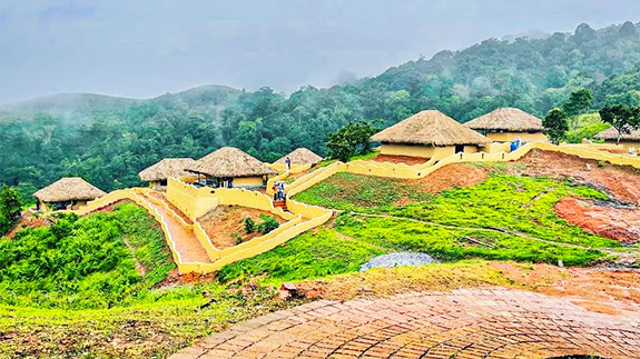 tribal hut